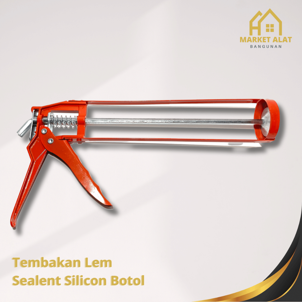 Tembakan Lem Sealent Silicon Botol Model Tulang MURAH / Alat Tembak Lem Aquarium Kaca