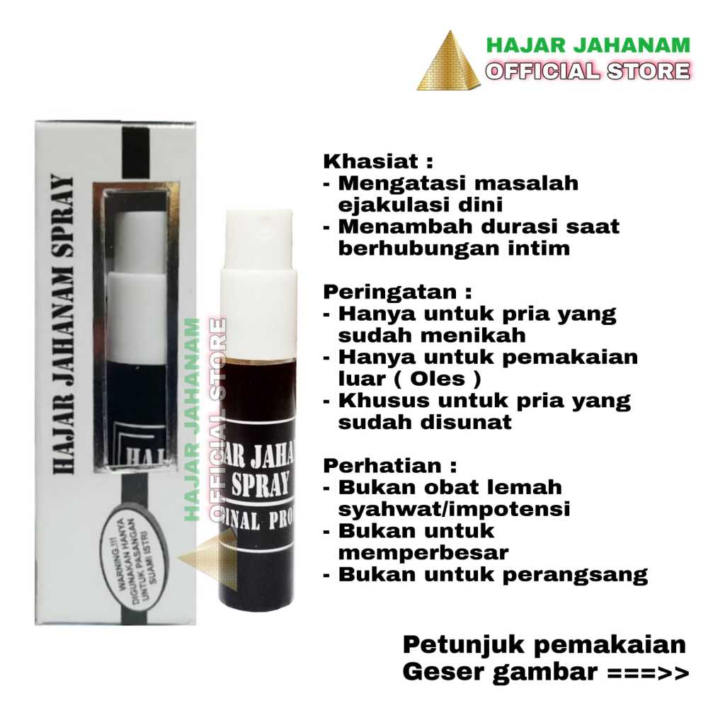 Hajar Spray HJS ORIGINAL Herbal - Paling Ampuh