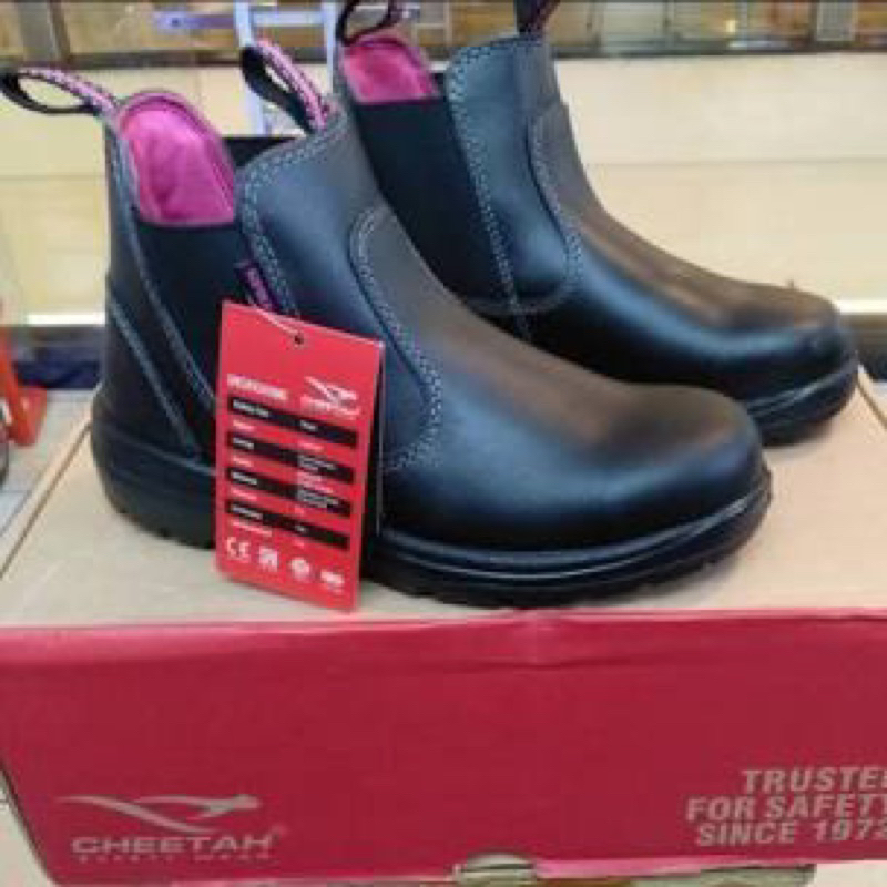 Sepatu Safety Shoes CHEETAH Type 4108 H Wanita ORI / Sepatu Safety Proyek Cewek Ori Cheetah / Sepatu