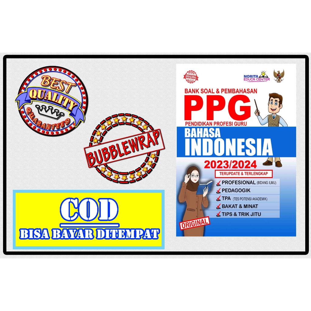 

BUKU BANK SOAL PPG FORMASI GURU BAHASA INDONESIA