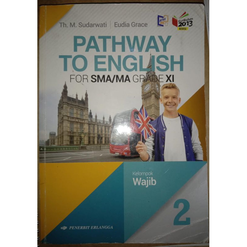 Buku Pathway to English kelas 11 Erlangga