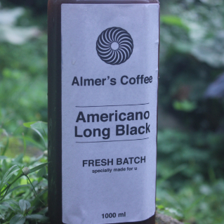 

Americano / Long Black Botol 1000 ml 1 Liter / Iced Black / Kopi | Almer's Coffee