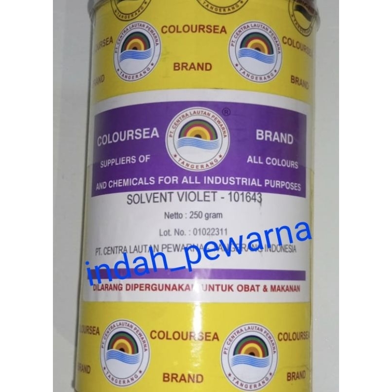 

TERMURAH!!! Pewarna minyak ungu/solvent violet-101643 coloursea 250gr