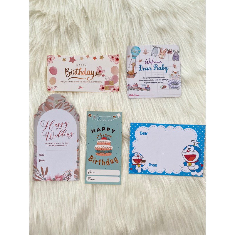 Aurora’s - Kartu Sticker Ucapan Ulang Tahun