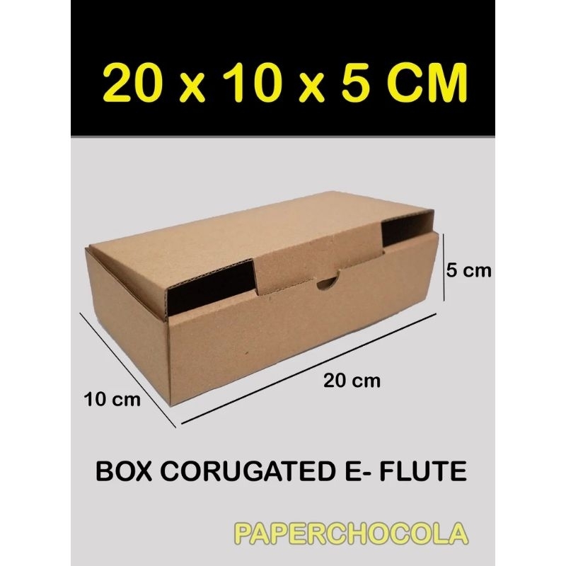 

Box Kardus Packing 20x10x5 cm BOX KARTON CURUGATED DIE AKSESORIS HP