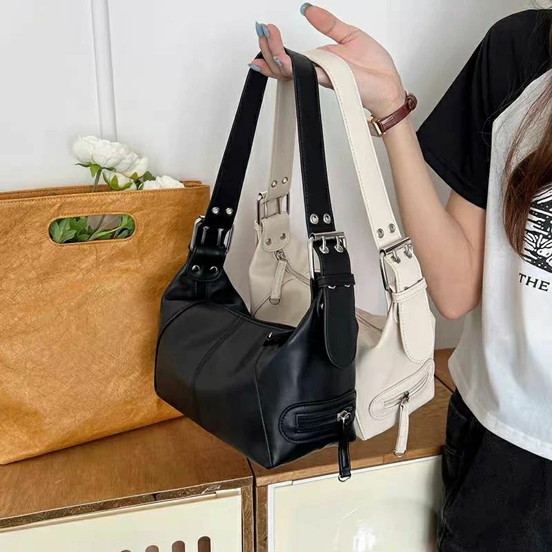 Tas Selempang Kulit Wanita Premium / Tas Bahu Wanita / Shoulder Bag Wanita Aesthetic