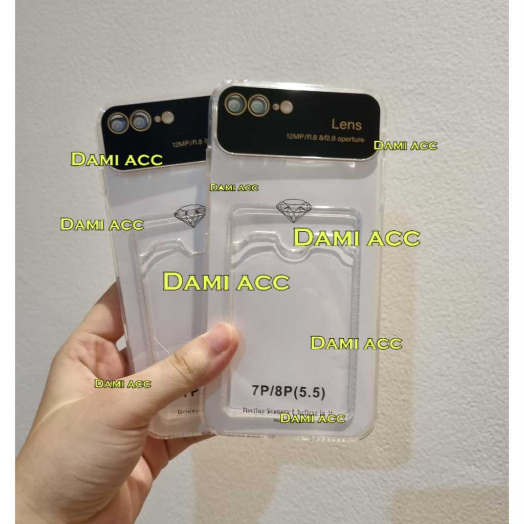 card case big lens for iphone 7 8 7 plus 8 plus x xs xr xs max 11 11 pro 11 pro max slot kartu soft 