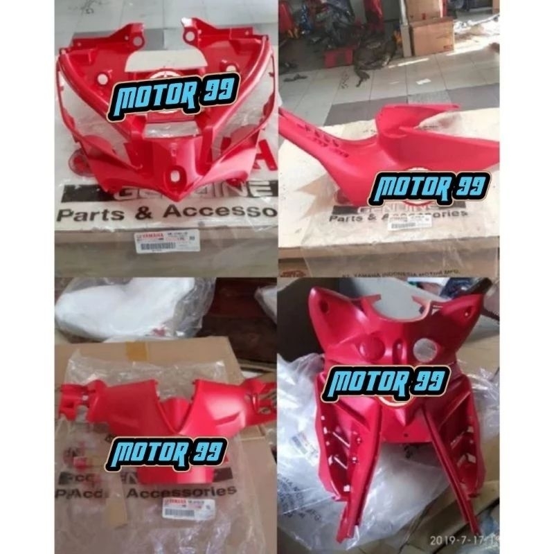 Cover body kasar jupiter mx new 135 merah set ori ygp