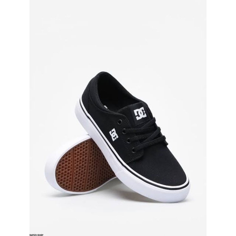 (BNIB) ORIGINAL DC Shoes Trase Tx M - Black White