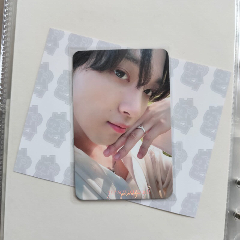 [BOOKED] WTS PC PHOTOCARD HAECHAN CENTIL POB STARRIVER ISTJ VM VENNDING MACHINE ISTJ PEACE HAECHAN P