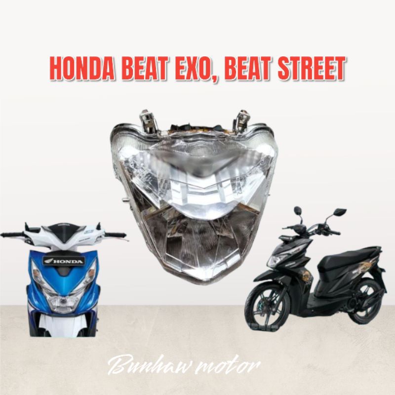 Reflector Lampu depan Motor Honda Beat new esp Beat Eco Beat Street 2016 2017 2018 2019