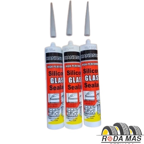 

Terkini HANDSOM LEM Silicone Sealent Kaca Acetic Silen White, Black, Clear - White RMP