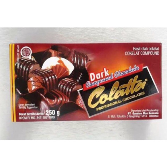 

➧➣✩✸ Colatta Dark Compound 250gr Murah
