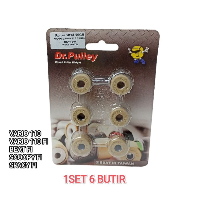 ROLLER RACING DR. PULLY VARIO 110 KARBU BEAT FI. SCOOPY FI BEAT POP SPACY FI ORIGINAL DR PULLEY 1SET