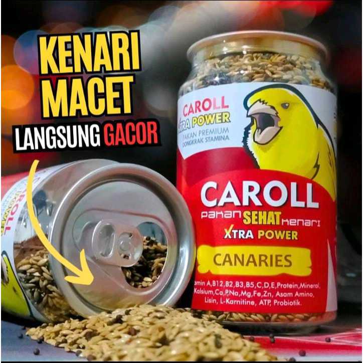 CAROLL KENARI PAKAN PENGGACOR KENARI SOLUSI UNTUK KENARI MACET BUNYI