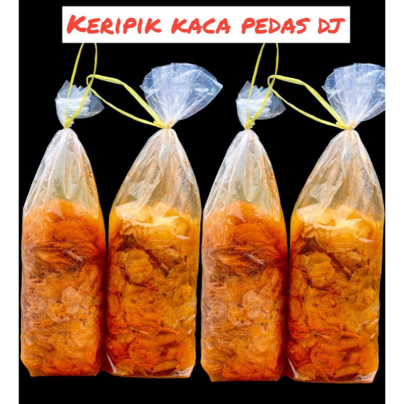 KERIPIK KACA VIRAL / PEDAS/  1 BAL