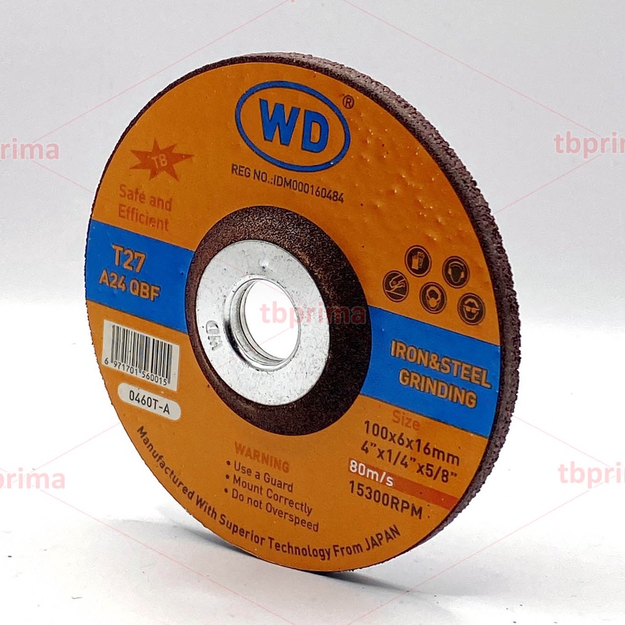 Diskon Promo Gerinda POLES / ASAH WD / Mata Grinding besi WD 4 x 6