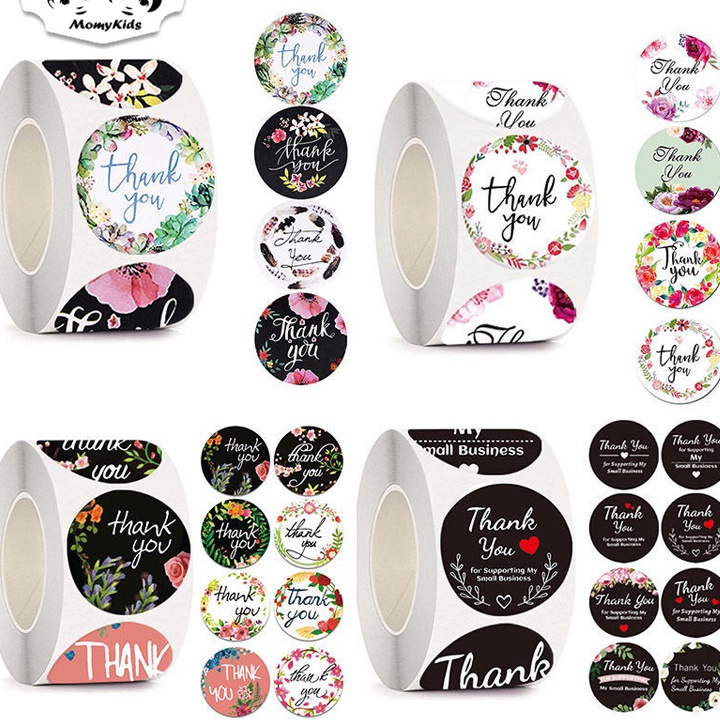 

Best 1 Roll 500 PCS Sticker Label Makanan Tulisan Thank You For Your Order I Stiker Packing STC01