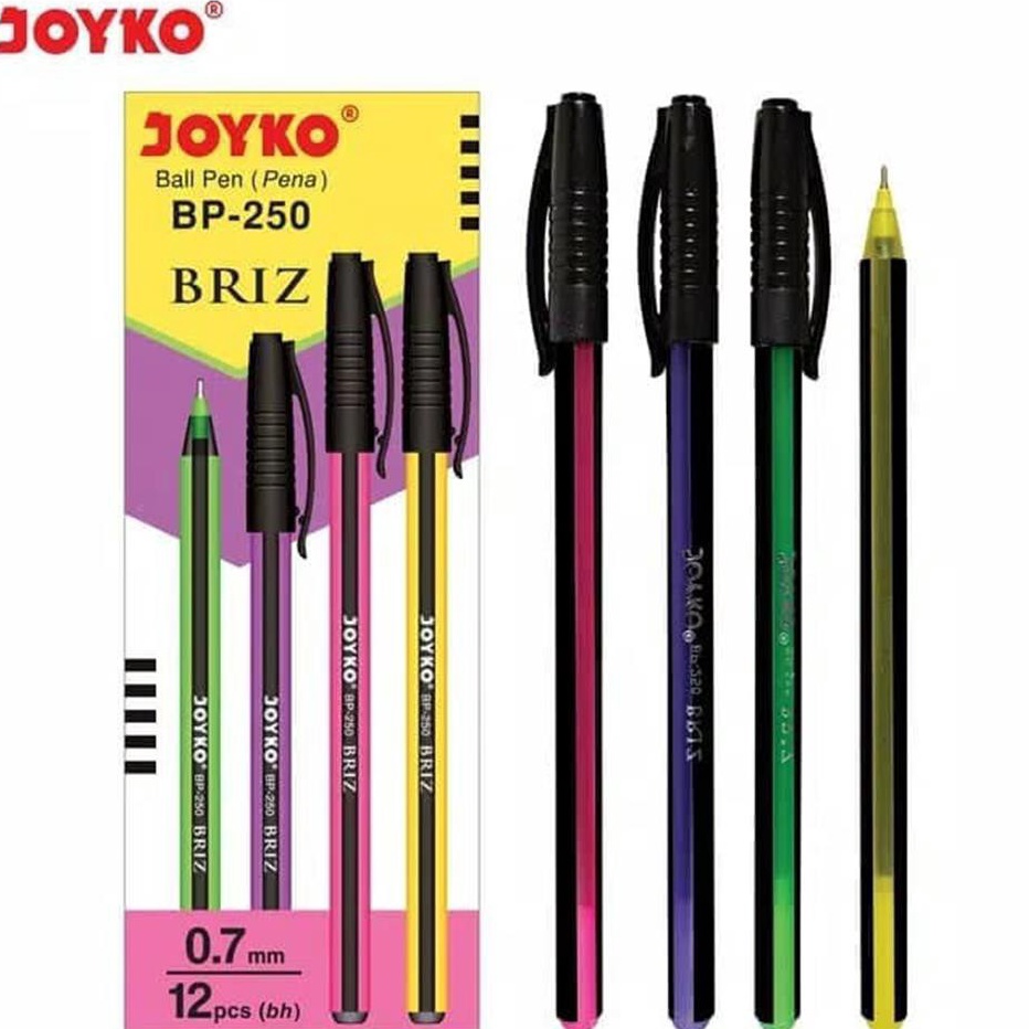 

Harga Murah Joyko bolpoint BRIZ bp-250 (12 pcs)