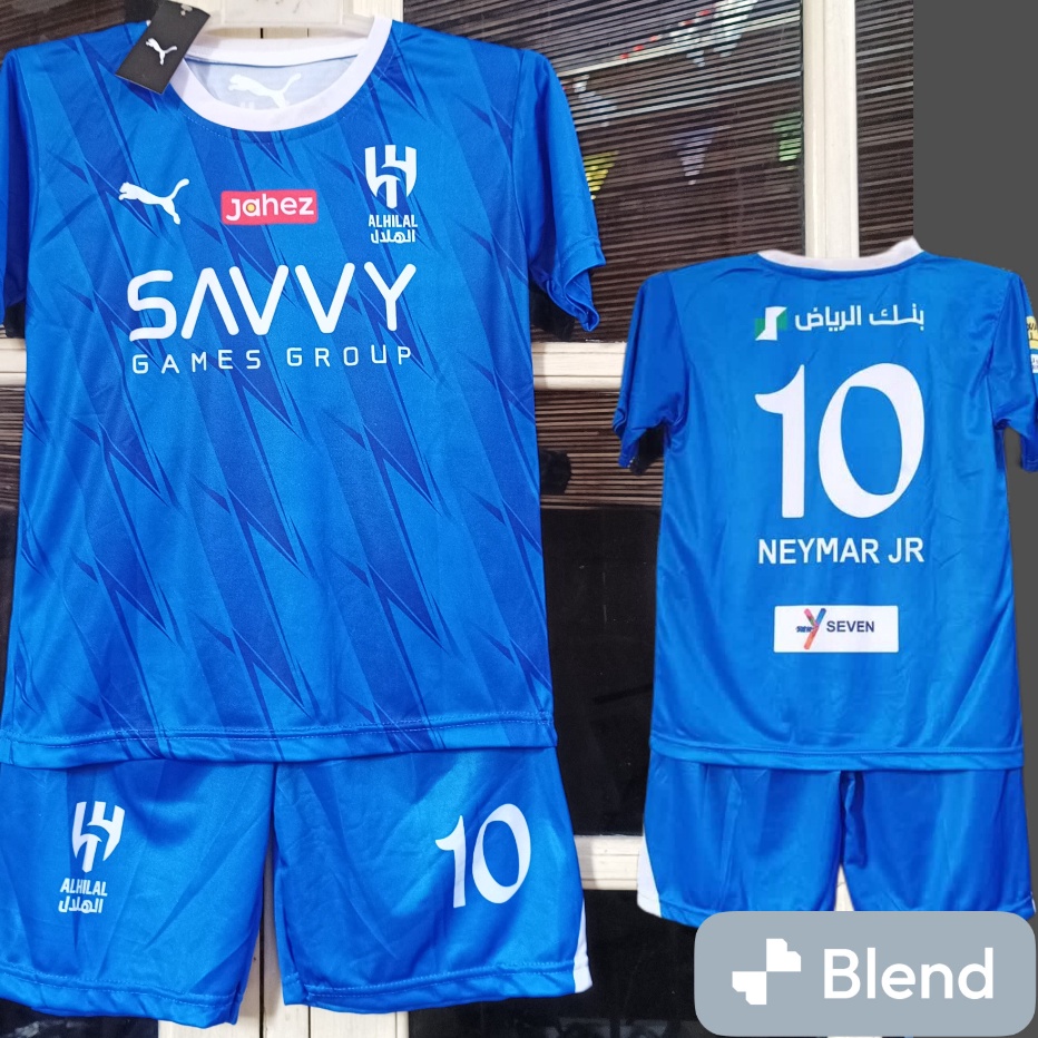 【Terbaik..【 jersey al hilal neymar printing/setelan baju bola jersey psg/ jersey PSG NEYMAR/baju bol