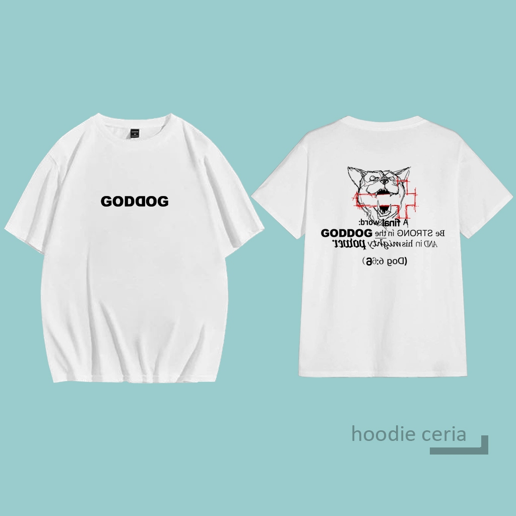 Kaos Tshirt Goddog God Dog Lookism - Putih