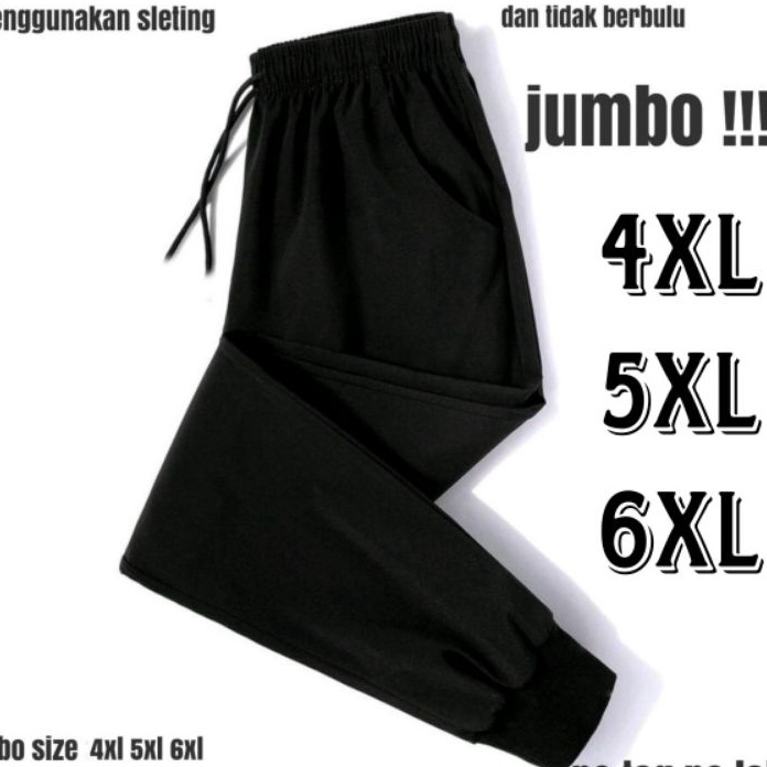 ✱New✱ Celana Training Jumbo 4XL-6XL Celana training panjang pria wanita