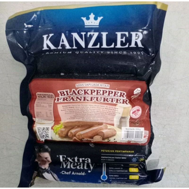 

Kanzler Blackpaper Frankfurter 300gr