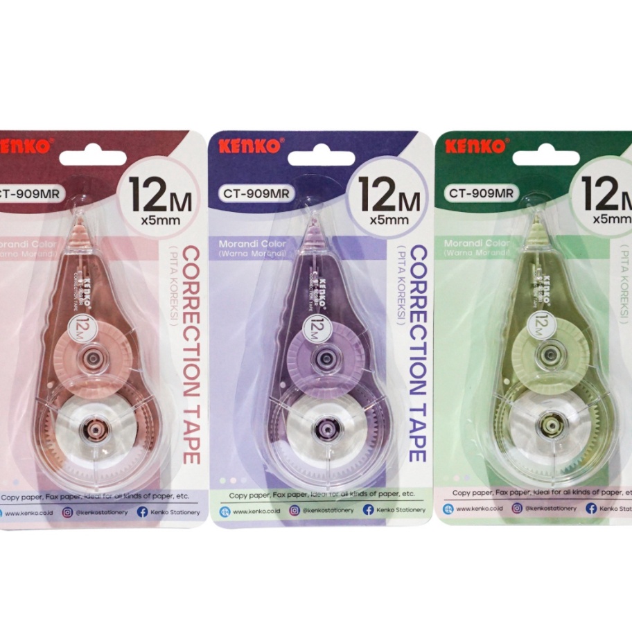 

Promo Kenko Correction Tape CT-909MR (12 M x 5 Mm) Baru
