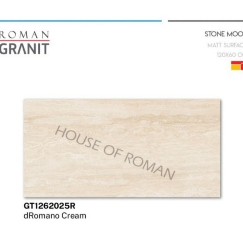Roman Granit GT1262025R dRomano Cream 60x120 kw1
