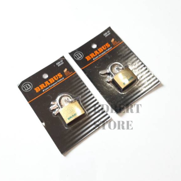 Promo Gembok Kecil kuning untuk tas /Kunci Koper Ukuran 25mm ➟➬✢