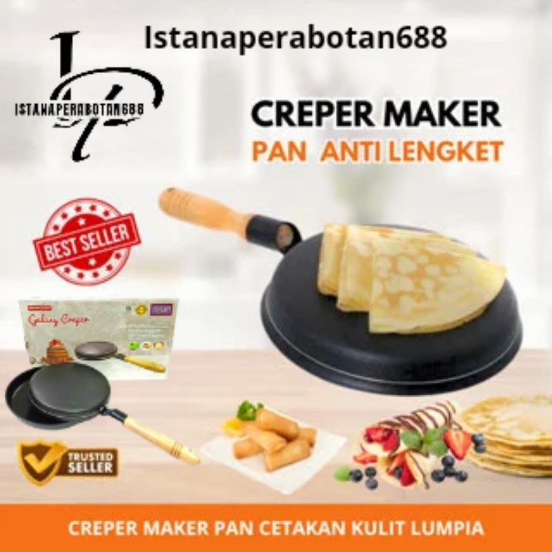 Wajan Kwalik Galaxy Creper Teflon Original Martabak Kue Pie
