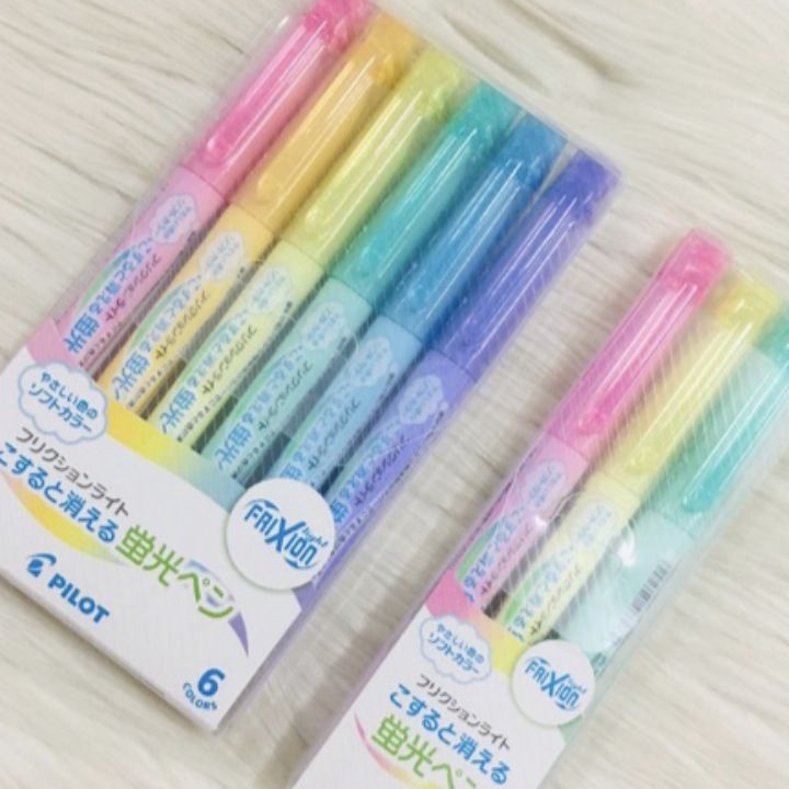 

Laris Highlighter Frixion 1 Set Isi 6Pcs / Stabilo Frixion Pilot Eraser Terupdate