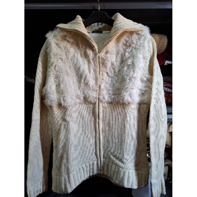 Jaket Rajut bulu premium