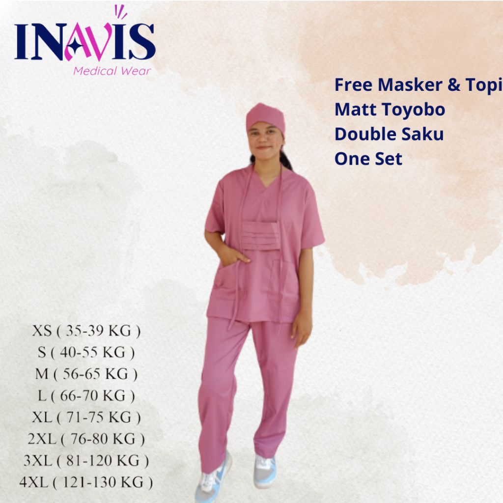 Seragam Dinas Ok / Baju Kesehatan / Baju oka lengan pendek