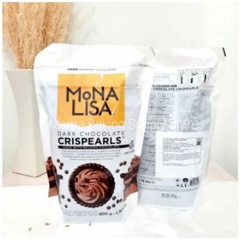 

800 gr CALLEBAUT MONALISA Dark Chocolate Crispearl Crispearls 800 gr
