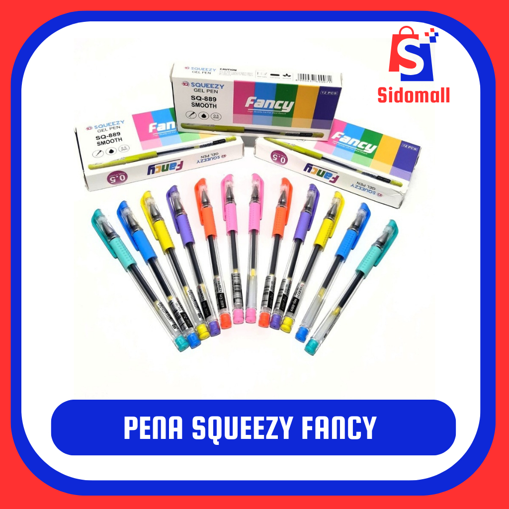 

HARGA GROSIR PENA PULPEN GEL SQUEEZY FANCY 1 KOTAK 12 PCS