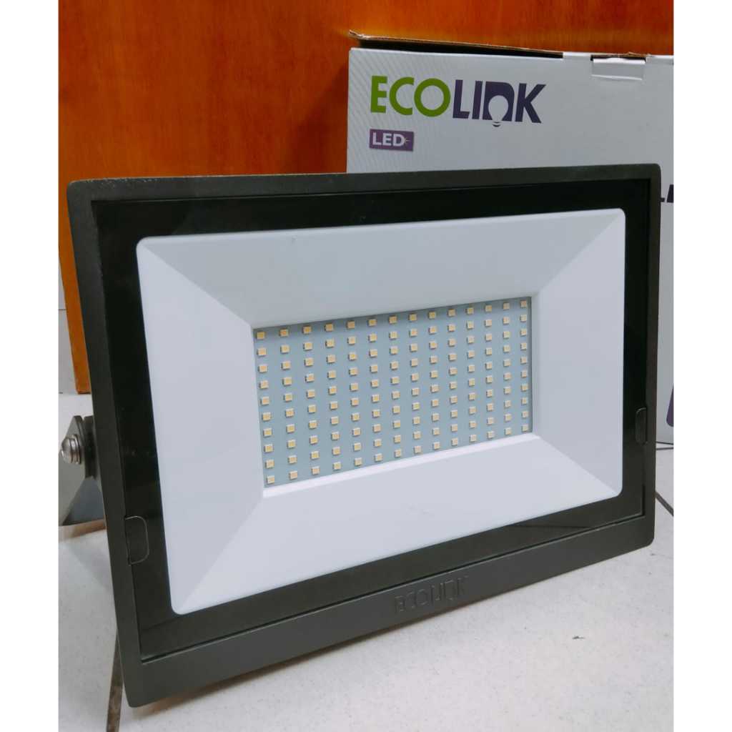 LAMPU LED SOROT 100W IP65 OUTDOOR ECOLINK LAMPU SOROT LED 100WATT