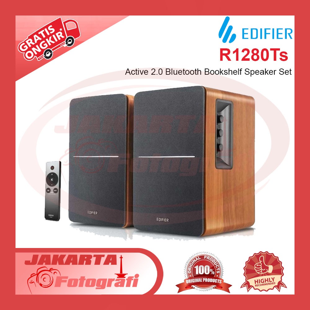 Edifier Speaker Active 2.0 Bookshelf Speaker Set - R1280Ts