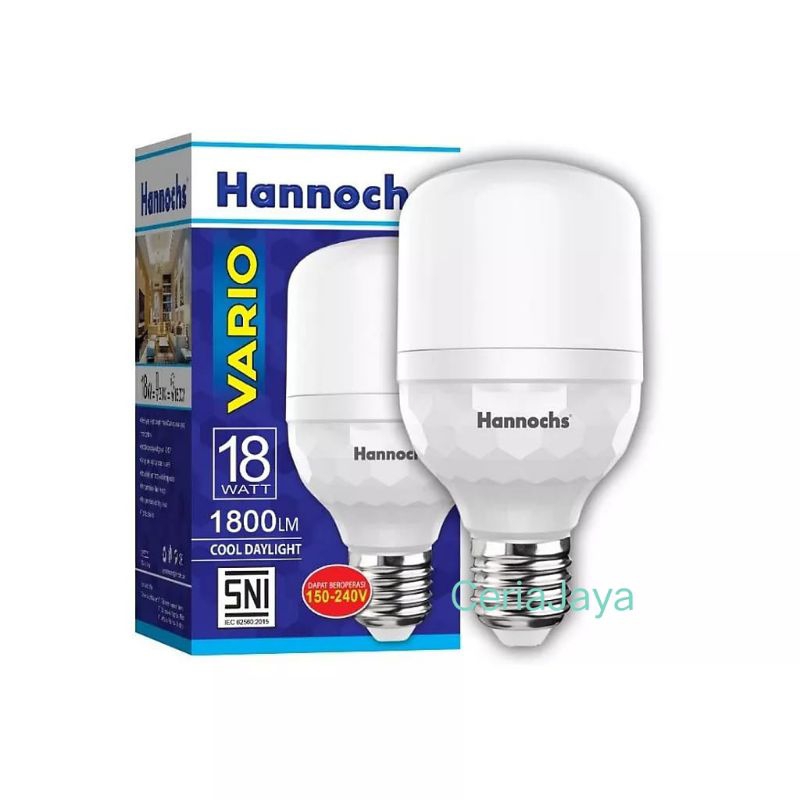 Hannochs Vario Bola Lampu LED 18Watt