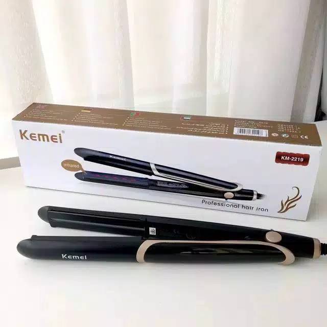 Catokan Rambut Kemei km-2219 infrared catokan 2in1 , catokan lurus Ori
