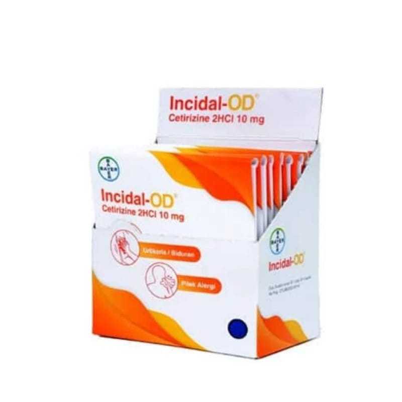 INCIDAL TABLET 1 SRTIP ISI 4 TABLET incidal obat gatal obat alergi