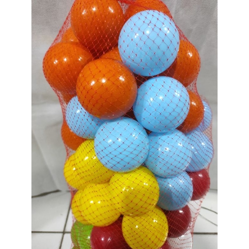 bola plastik mandi bola warna Terang bola mandi isi 100 pcs SNI