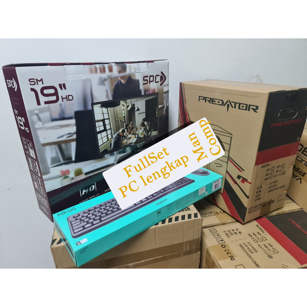 PC FullSet Core i5 3470 Monitor 19inch Lengkap Baru Siap Pake
