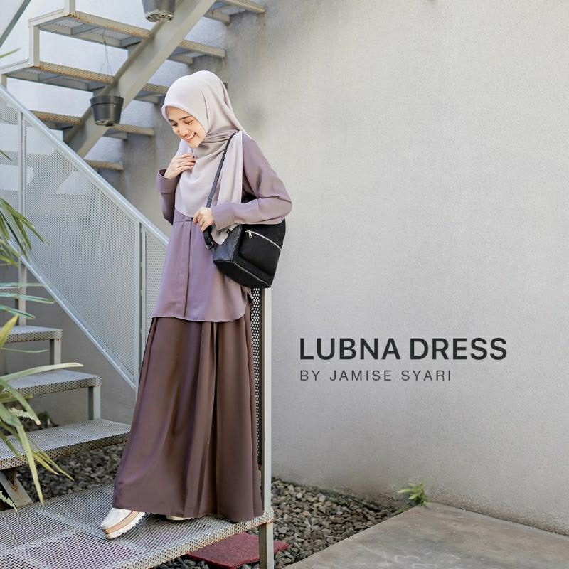 preloved masih baru gamis jamise lubna dress size M