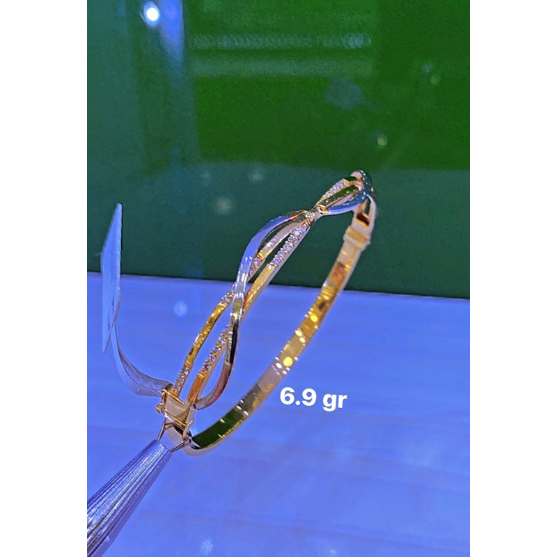gelang bangle emas perhiasan 750%karat17