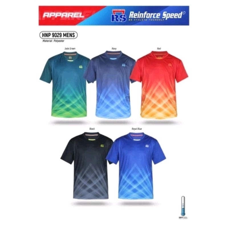 PROMO.. Kaos Badminton RS Original HNP 9027 9029