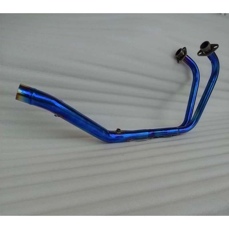 Header Blue CBR 250RR R25 MT25  Inlet 50 Full Bending Stainliss