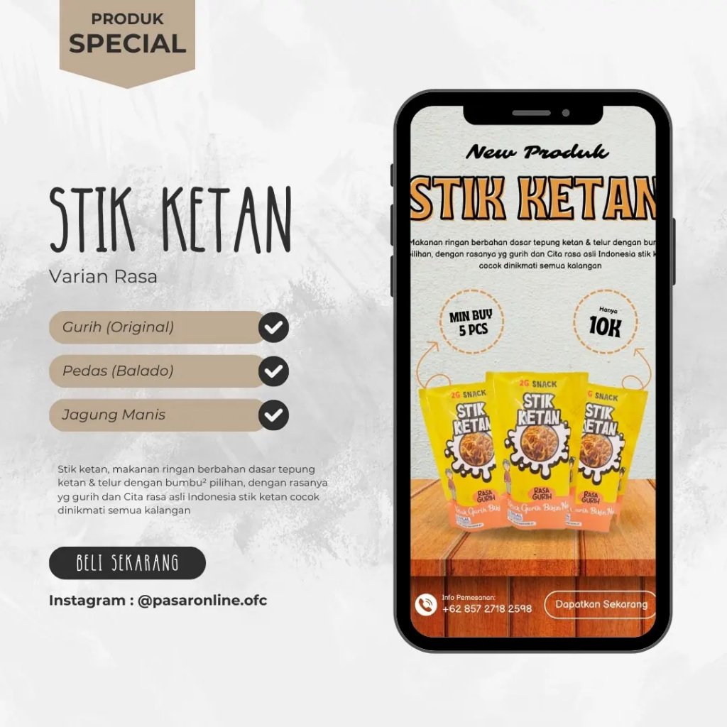 

Stik Ketan - @2gsnack