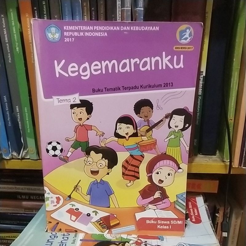 buku tema 2 kegemaranku kelas 1 sd