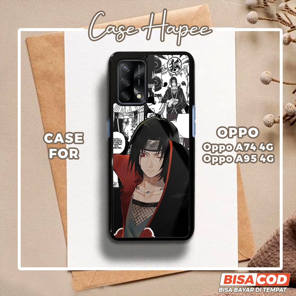 Case Oppo A74 4G A95 4G Casing Oppo A74 4G A95 4G [UCHA] Casehapee Case Glossy Case Aesthetic Custom